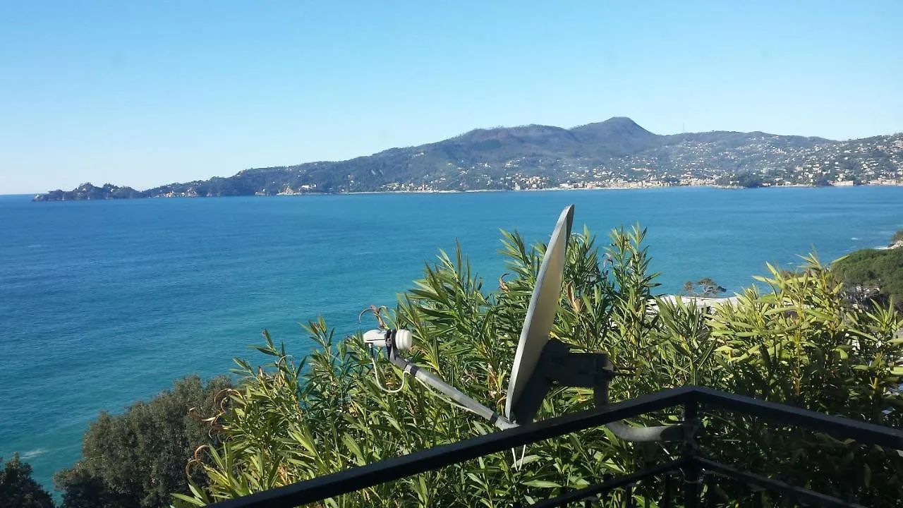 Vista Mare E Portofino - Sea And Portofino View Apartment Zoagli Italy